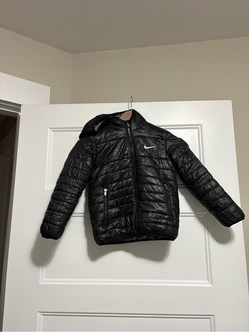 Nike Midweight Fill Hooded Jacket – Black Sz 7